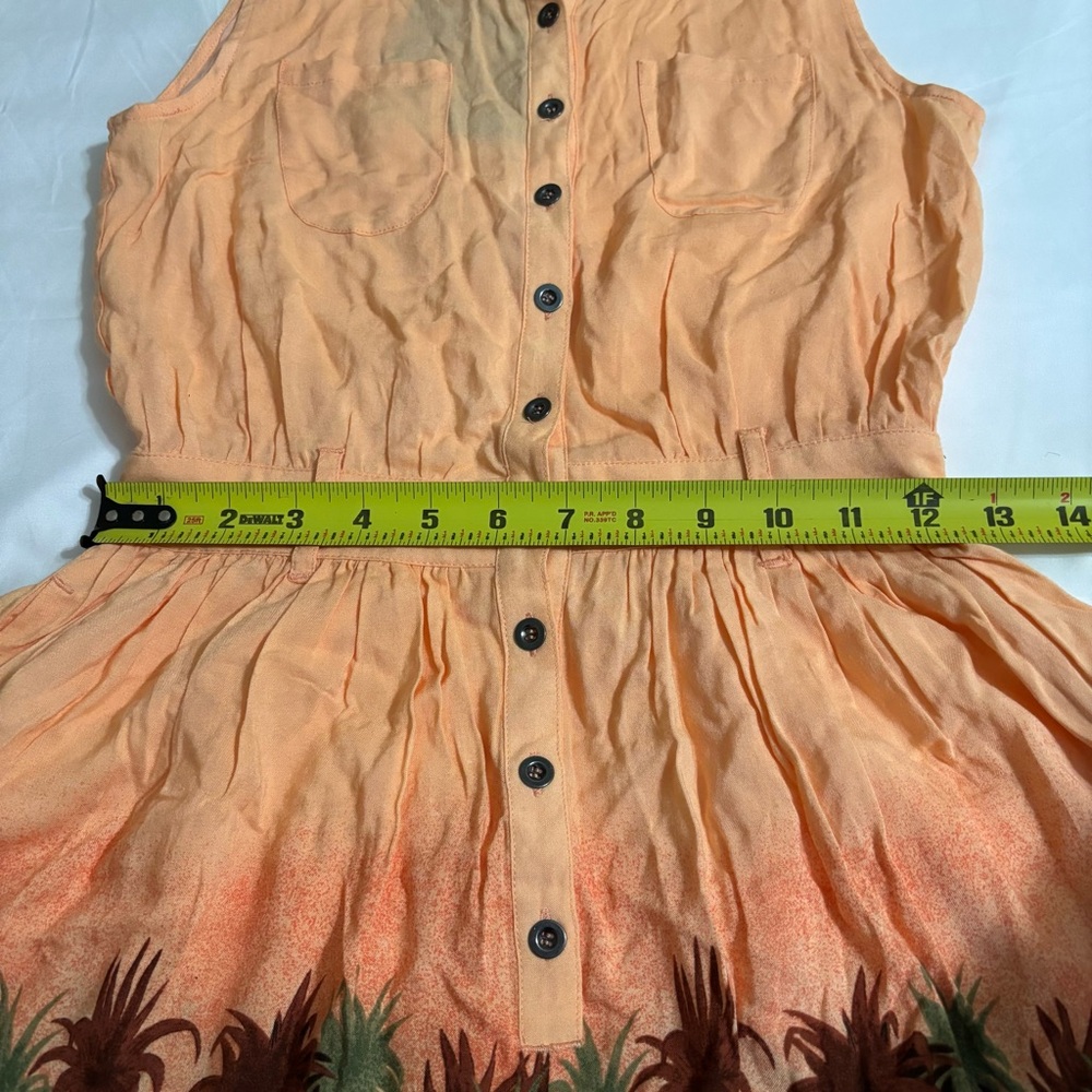 NWT One Teaspoon Toucan Zephyr Romper Sleeveless Shirt Style Size S Tropical Hem - Picture 13 of 16